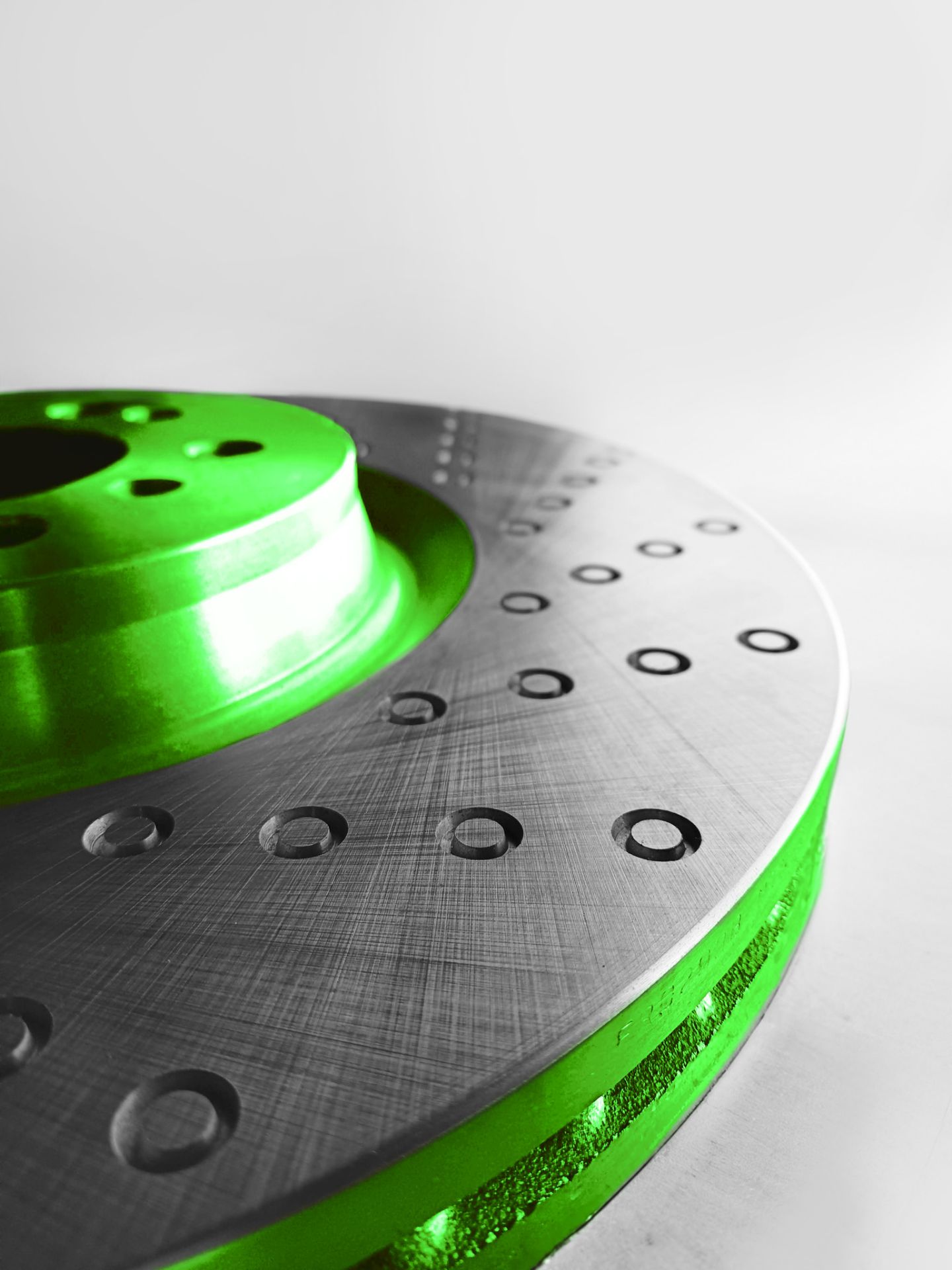 Picture of 2015 Ford Mustang GT XBRAKES SMART SLOT KRYPTONITE GREEN Front Rotor X15070905E